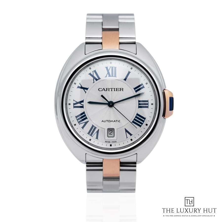 Cartier Cle De Cartier Steel Gold 40m Silver 51951 a