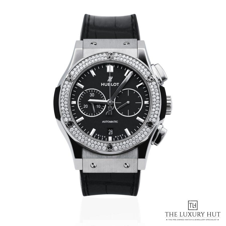 Hublot Classic Fusion Titanium Diamonds Black 51948 a