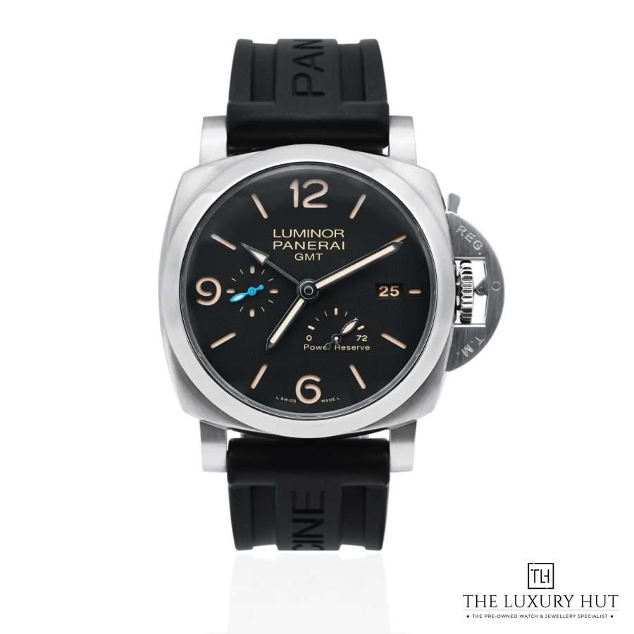 Panerai Luminor 3 Days GMT Steel Black Dial 51921 a