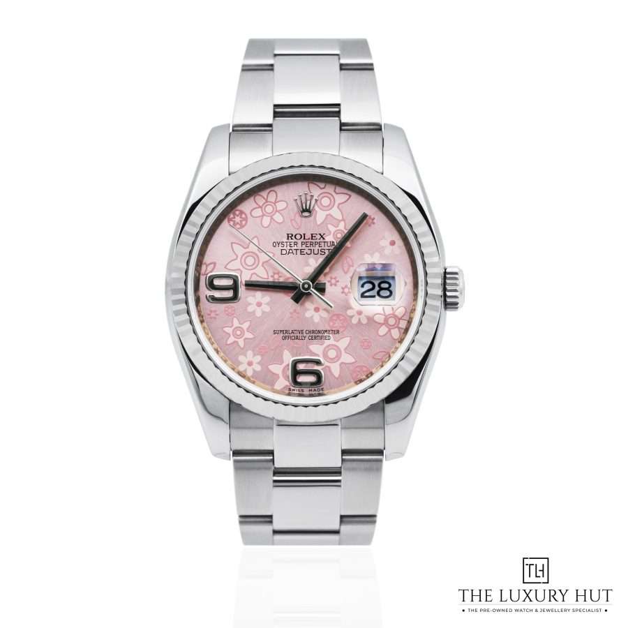 Rolex Datejust 36mm Pink Floral Motif 51865 a