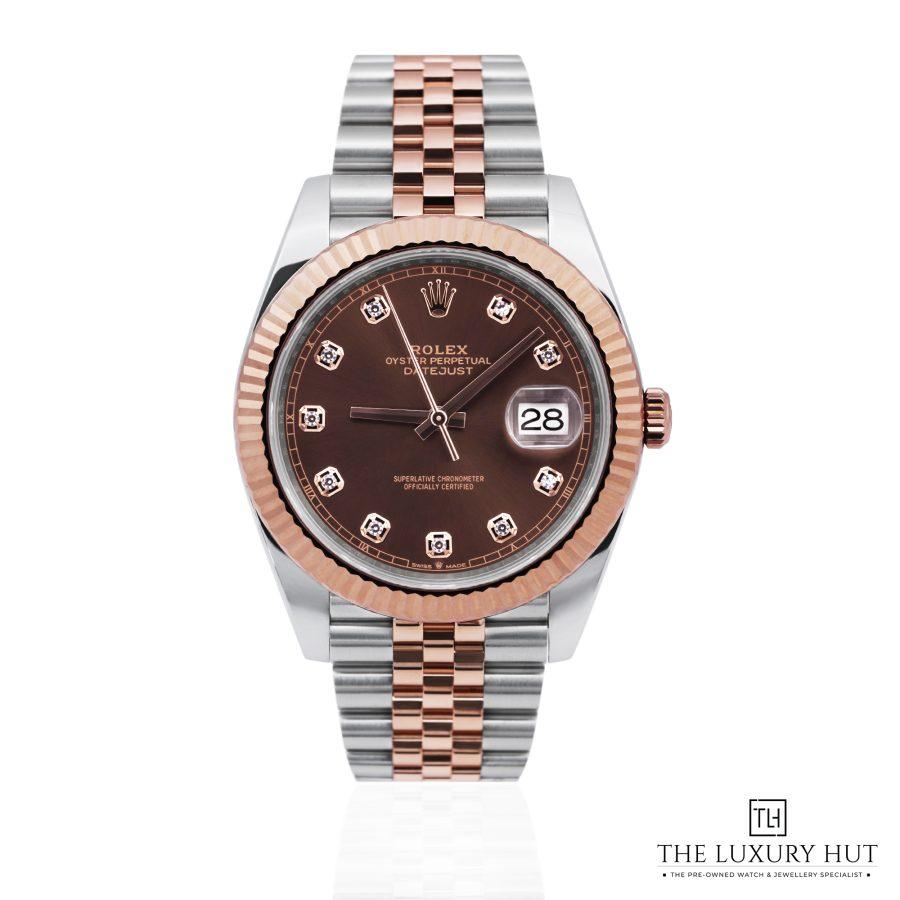 Rolex Datejust 41mm Bi Metal Chocolate Dial LB650 a