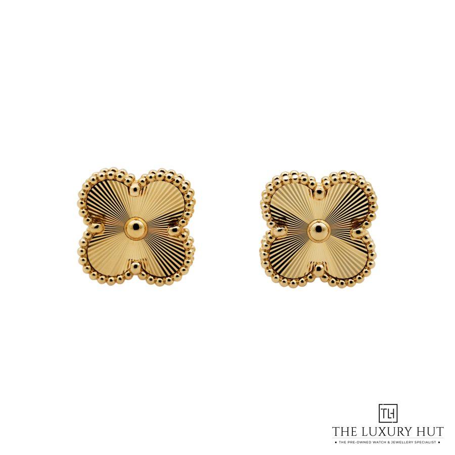 Van Cleef Arpels Guilloche Earrings 51969 a
