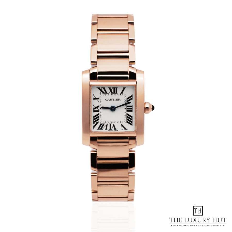 Cartier Tank Francaise Rose Gold Silver 51999 a