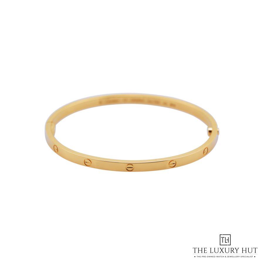 Cartier Yellow Gold LOVE Bangle Small Size 17 52112 a