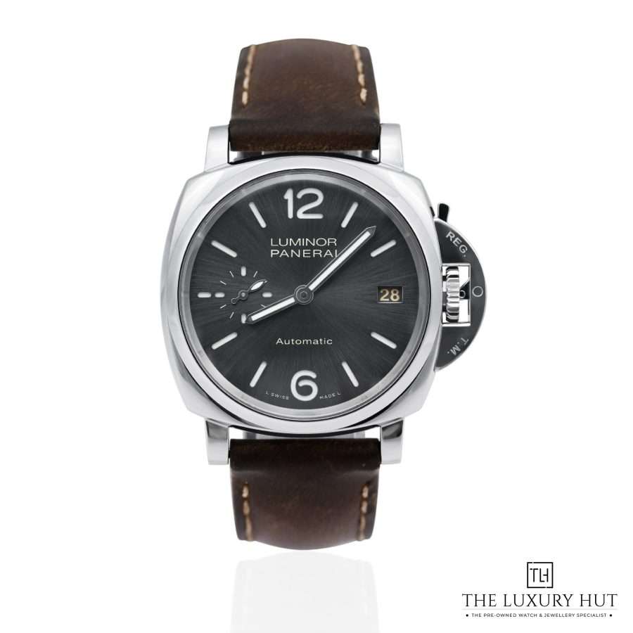 Panerai Luminor Due Steel Anthracite Grey 52054 a