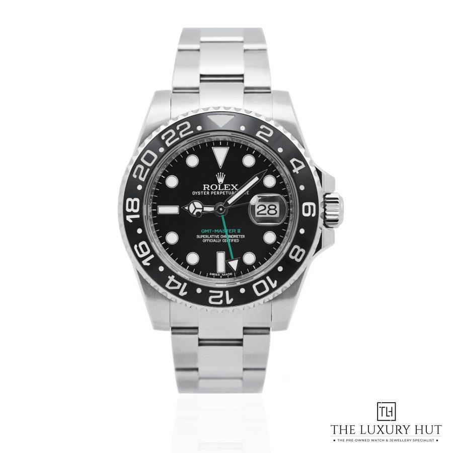 Rolex GMT Master II Steel 40mm Black Dial 52049 a