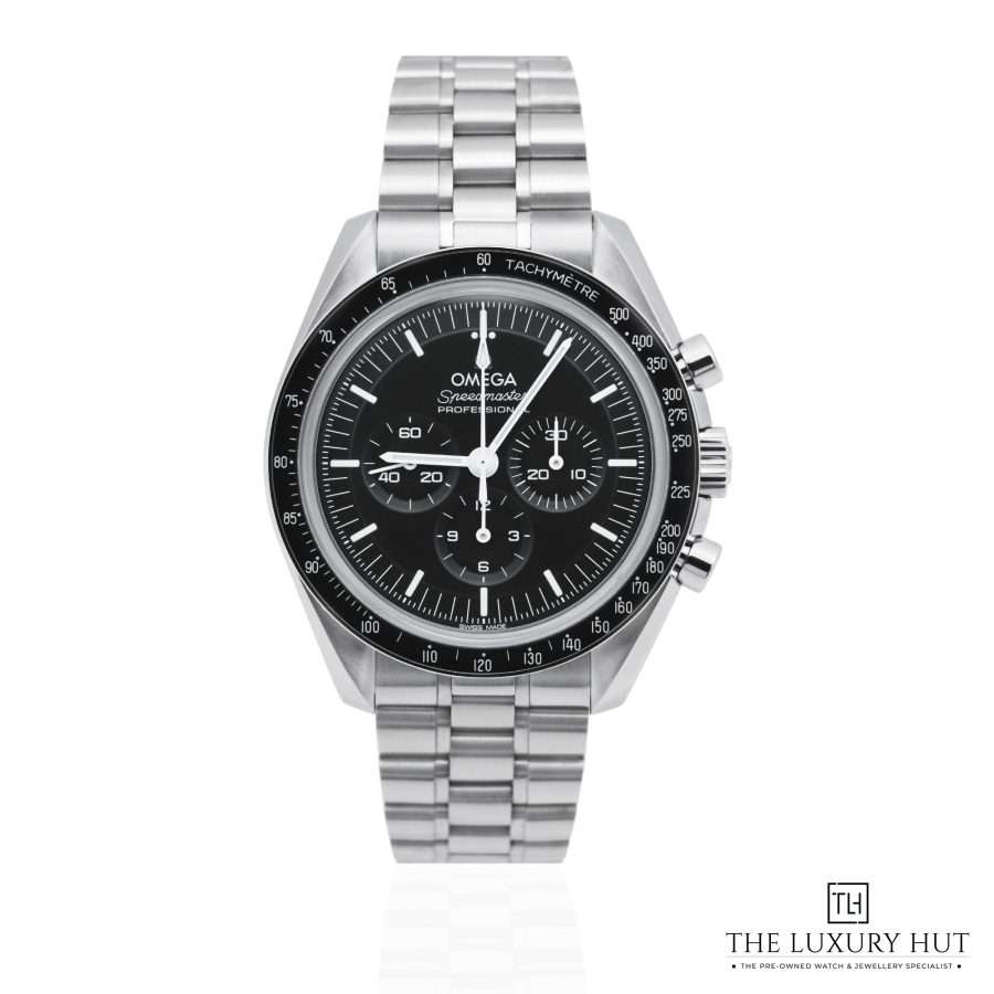 Omega Speedmaster Moonwatch 42mm Black Dial 52195 a