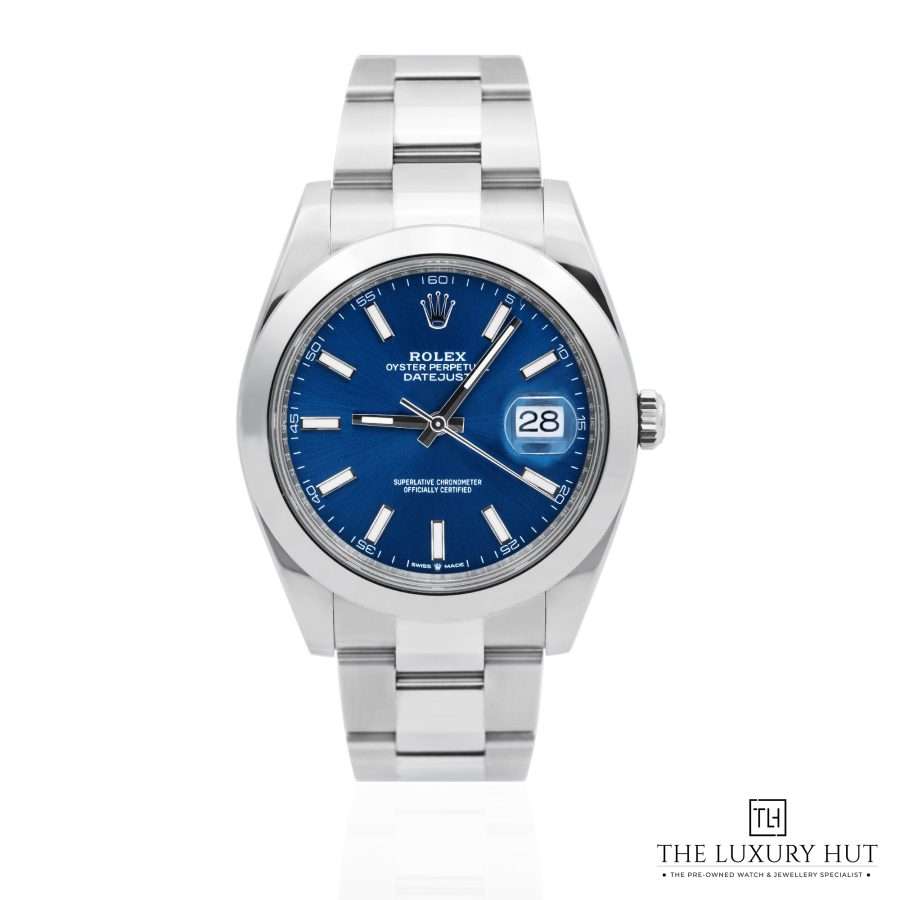 Rolex Datejust 41mm Steel Blue Dial 52198 a