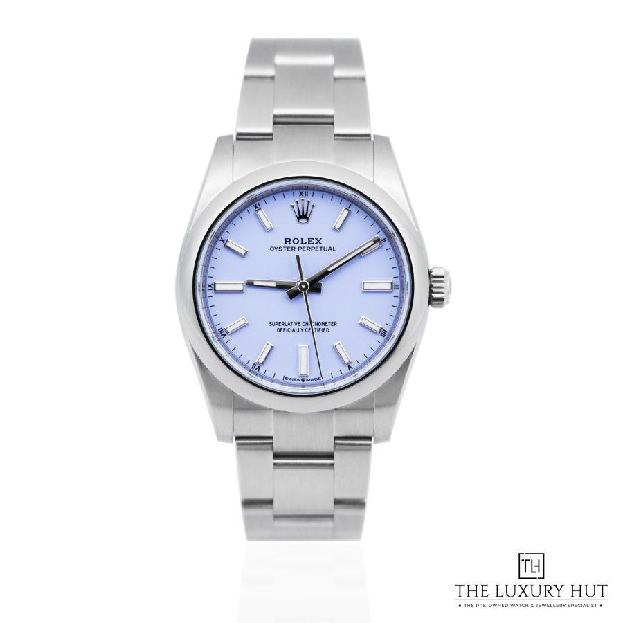Rolex Oyster Perpetual 34 Steel Lavender 52189 a