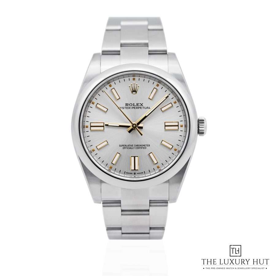 Rolex Oyster Perpetual 41mm Steel Silver 52147 a