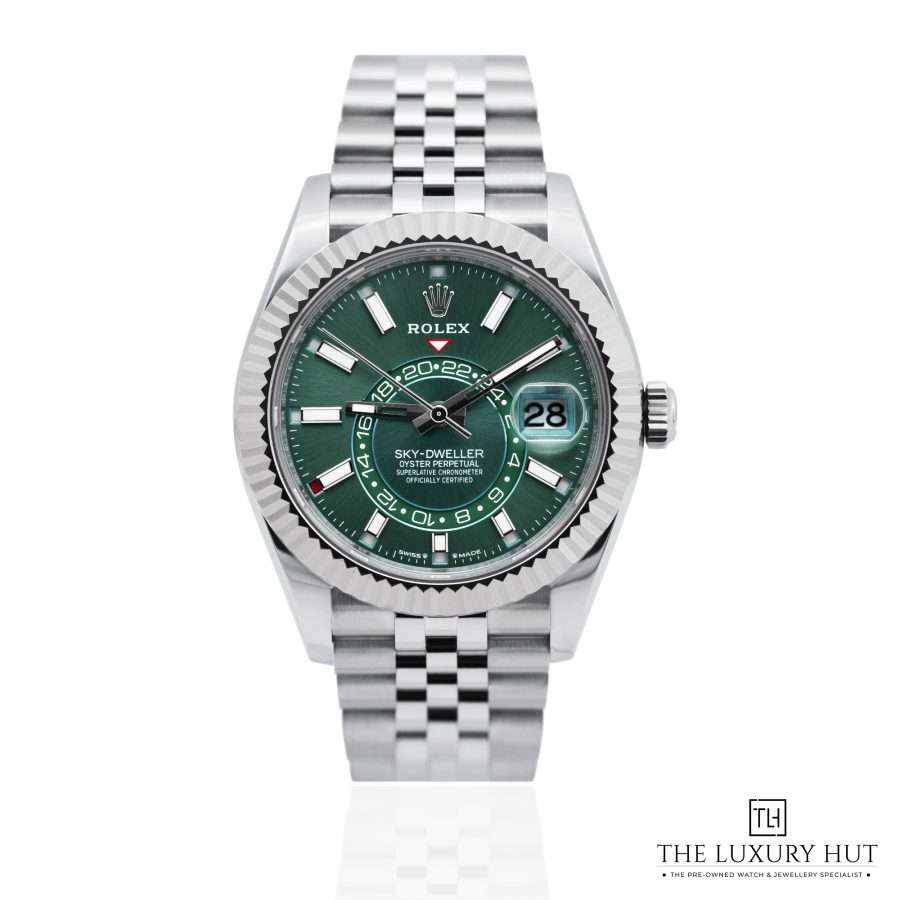 Rolex Sky Dweller Steel Jubilee 42 Mint Green Dial 52169 a