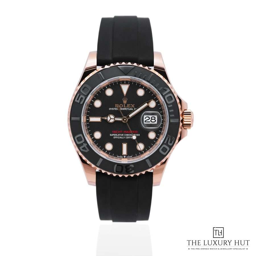 Rolex Yacht Master 40mm Everose Gold Black 52141 a
