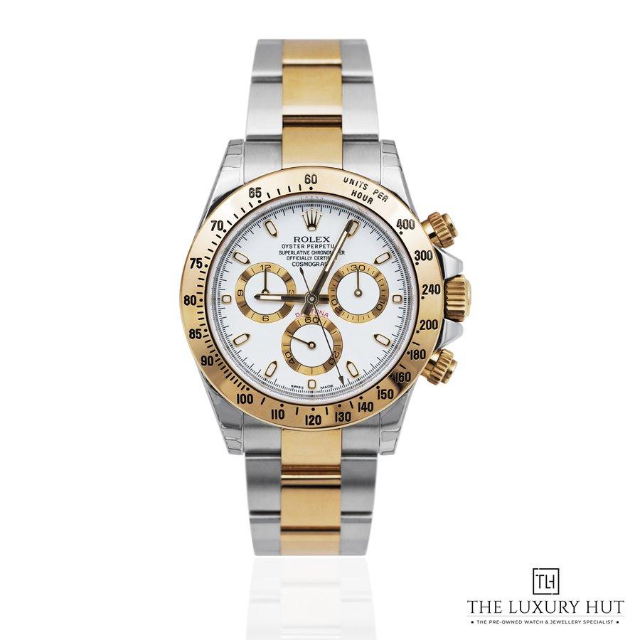 Rolex Daytona Chronograph Steel Gold 40 White Dial
