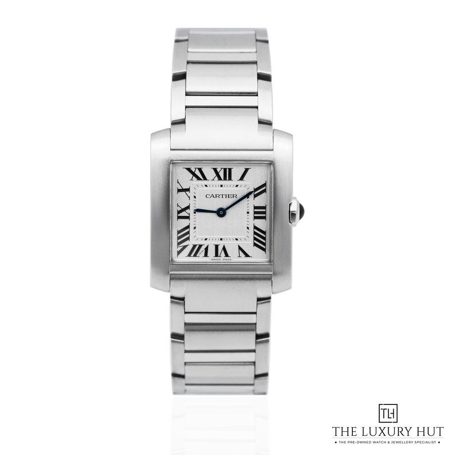 Cartier Tank Fran aise Silver Roman Dial Ref WSTA0074