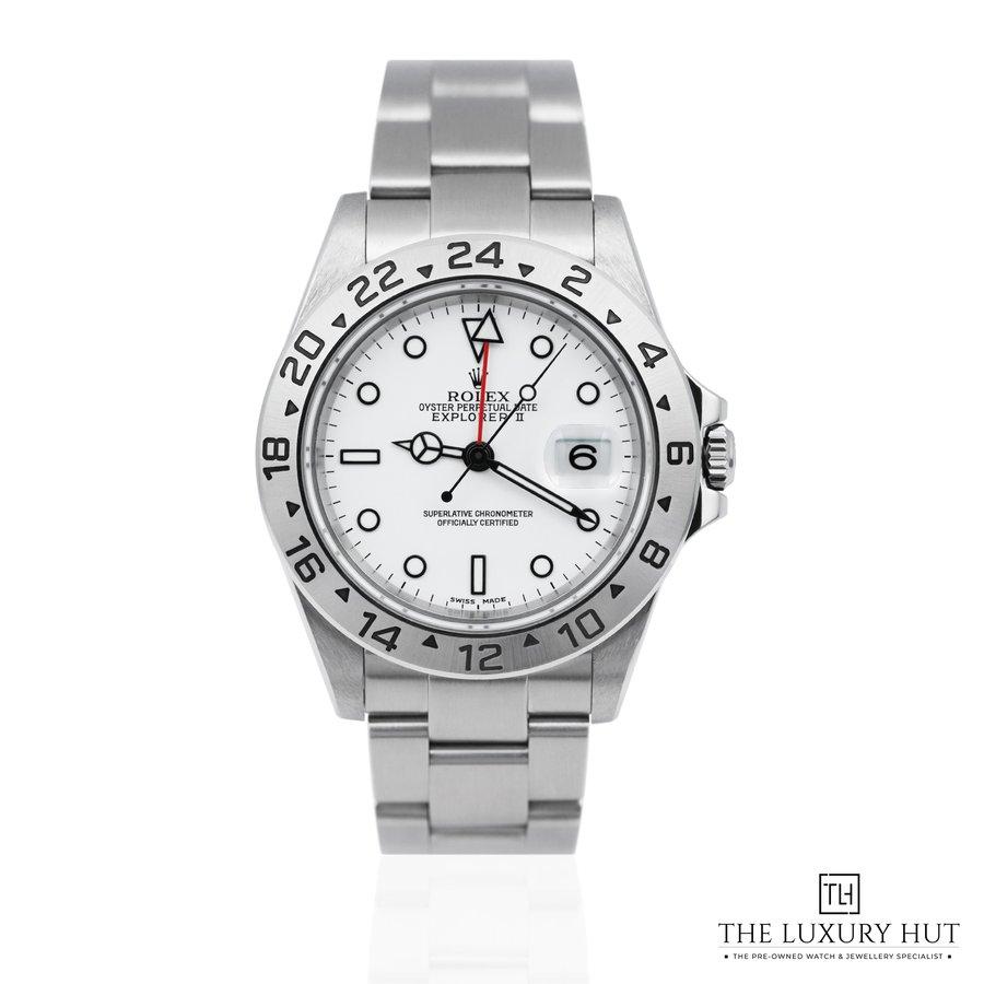 Rolex Explorer II Stainless Steel 40mm White Dial Box 52173 aa 1