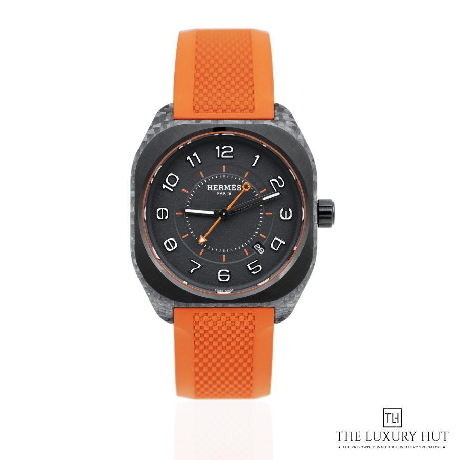 Hermes H08 Titanium 39mm Black Arabic Dial LB723 a