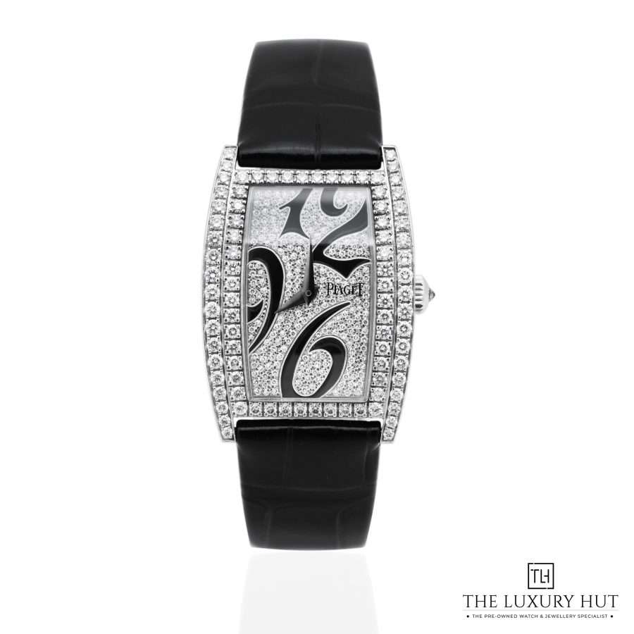 Piaget Limelight Tonneau White Gold Pave LB642 a