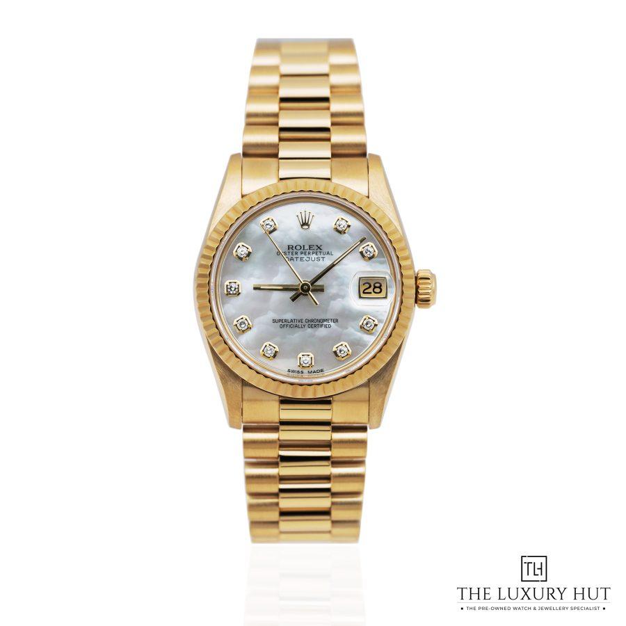 Rolex Datejust 31 Yellow Gold MOP Diamond LB691 a