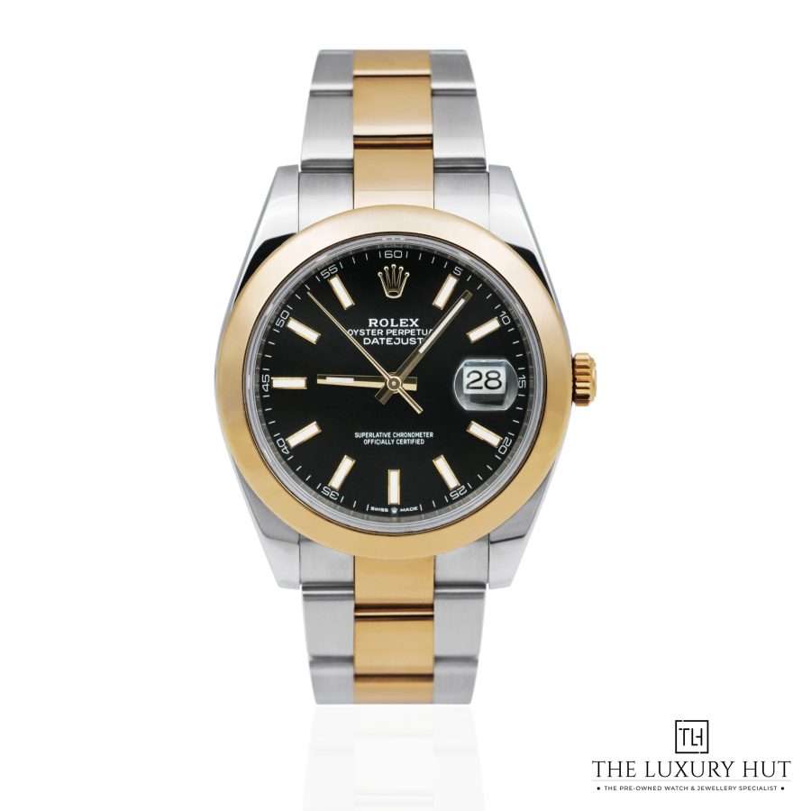 Rolex Datejust 41 Steel Yellow Gold Black 52220 a