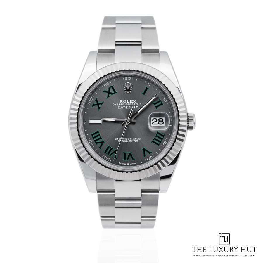 Rolex Datejust 41mm Slate Wimbledon Dial LB705 a