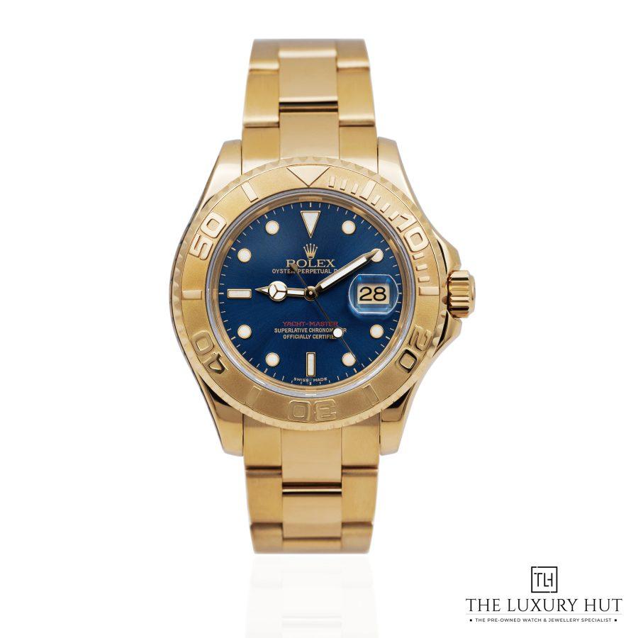 Rolex Yacht Master 40mm Yellow Gold Blue 52182 a