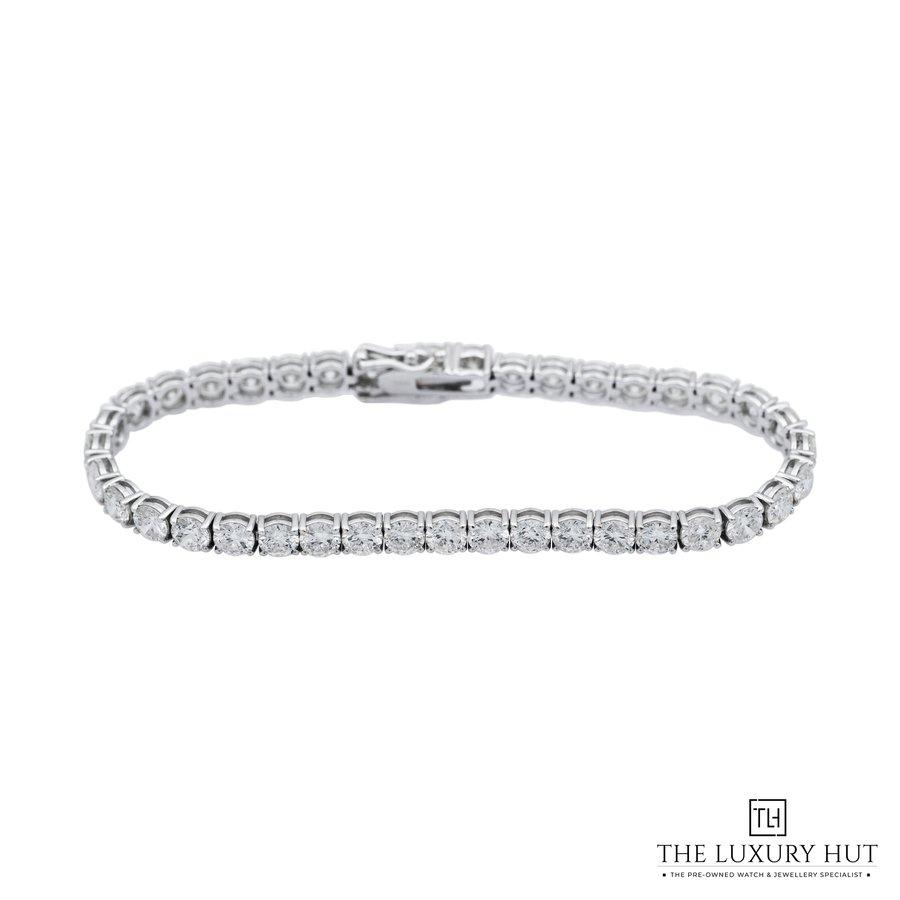 18ct White Gold Diamond Tennis Bracelet