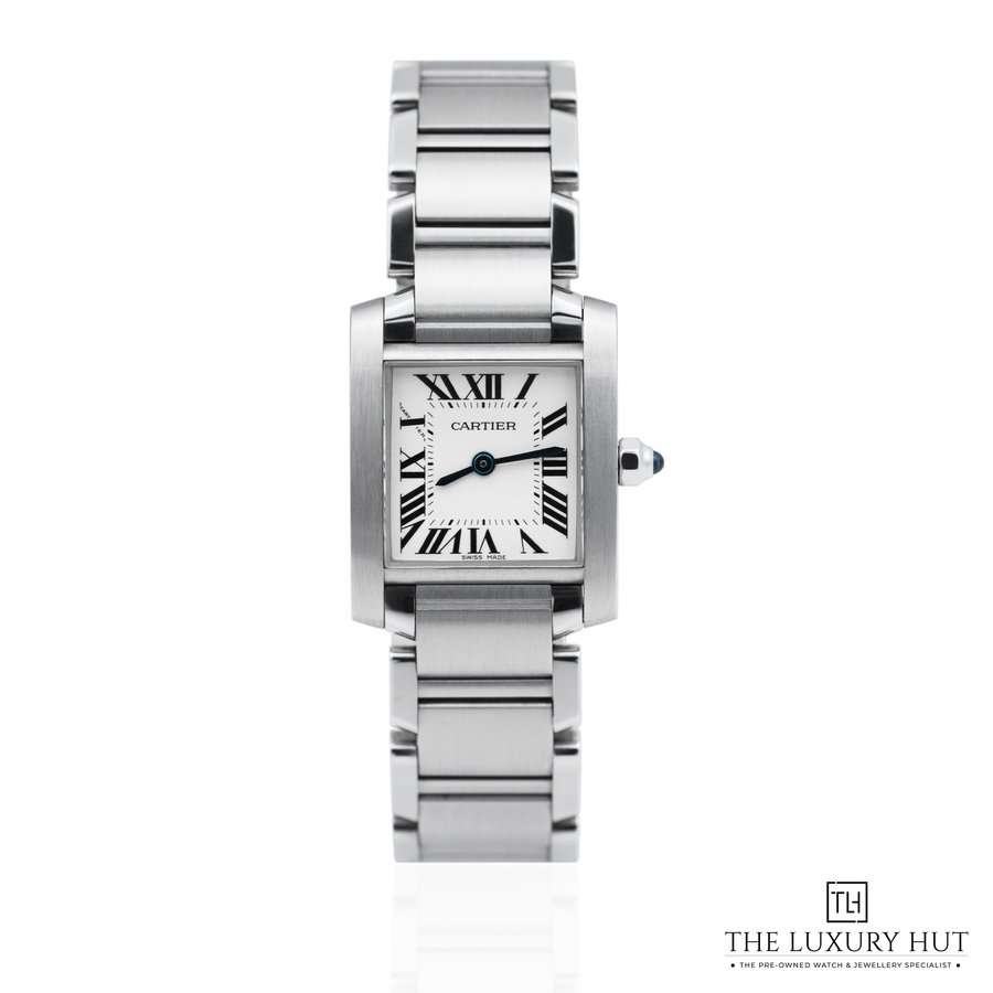Cartier Tank Francaise Steel 25mm x 20mm White Roman Dial
