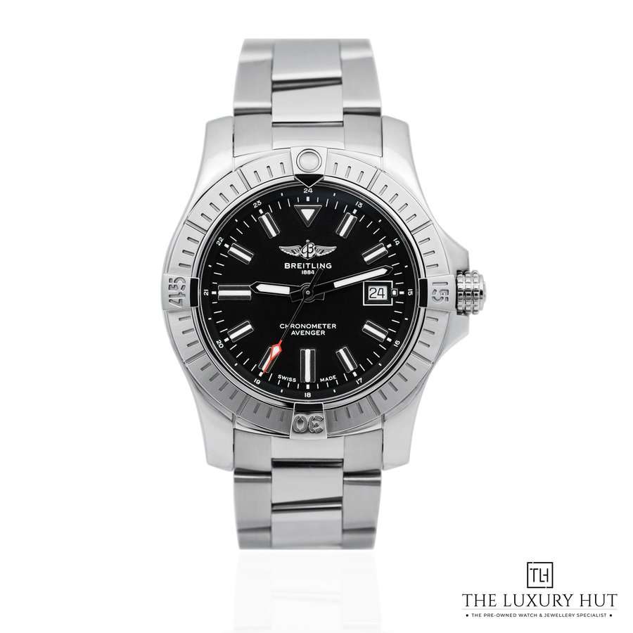 Breitling Avenger Automatic 43 Steel Black Baton Dial