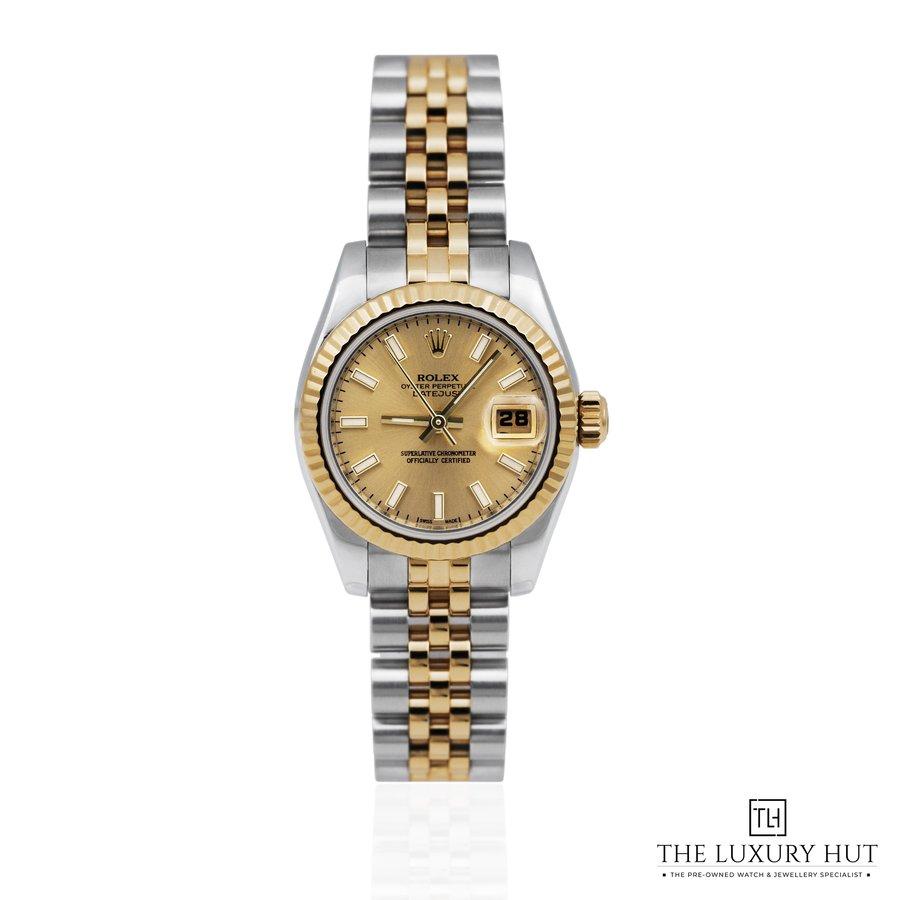 Rolex Lady Datejust Bi Metal 26mm Champagne Dial