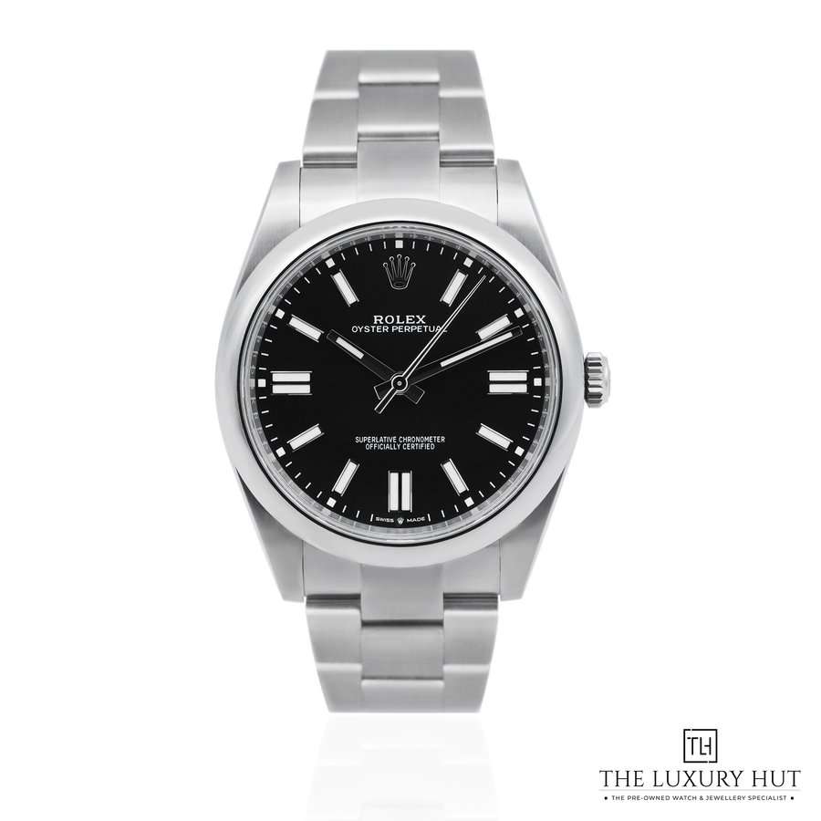 Rolex Oyster Perpetual 41mm Stainless Steel With Black Dial