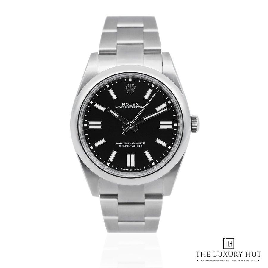 Rolex Oyster Perpetual 41mm Stainless Steel With Black Dial