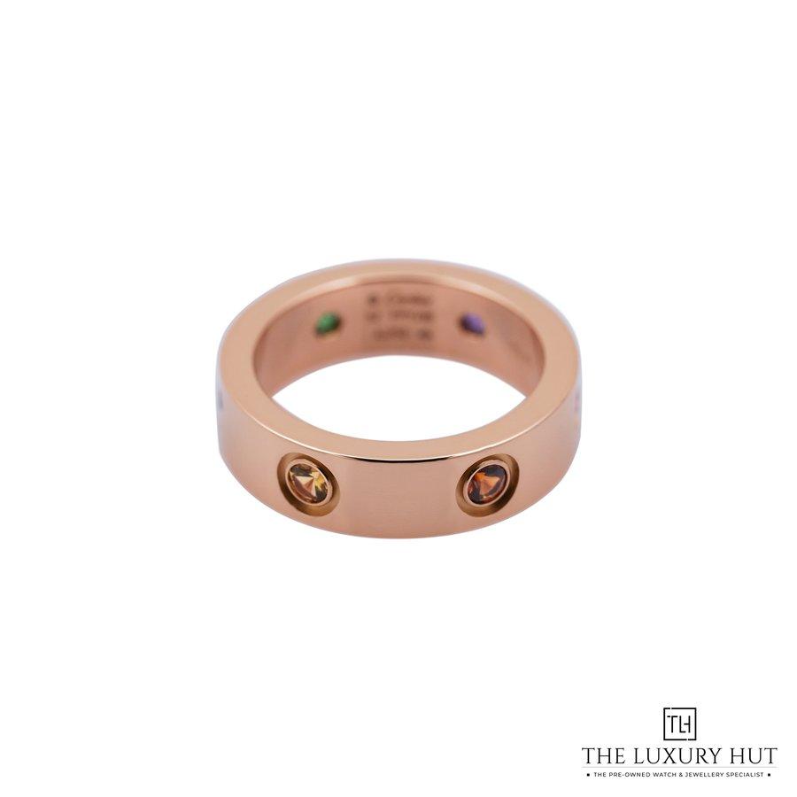 Cartier Gem LOVE Ring Classic Rose Gold Size 52