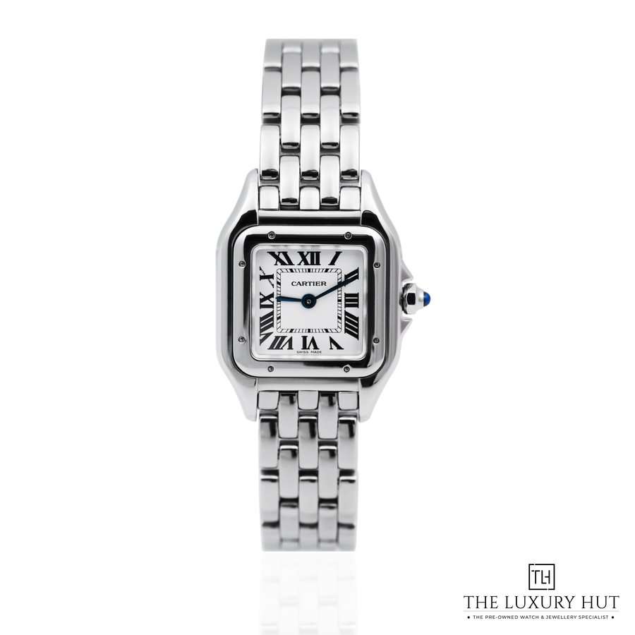 Cartier Panthere De Cartier Small Steel Silver Roman Dial