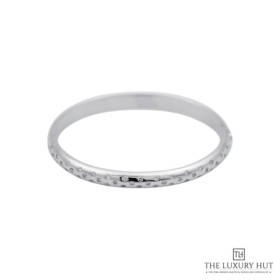 Buy 18ct White Gold 1 20ct Diamond Bangle