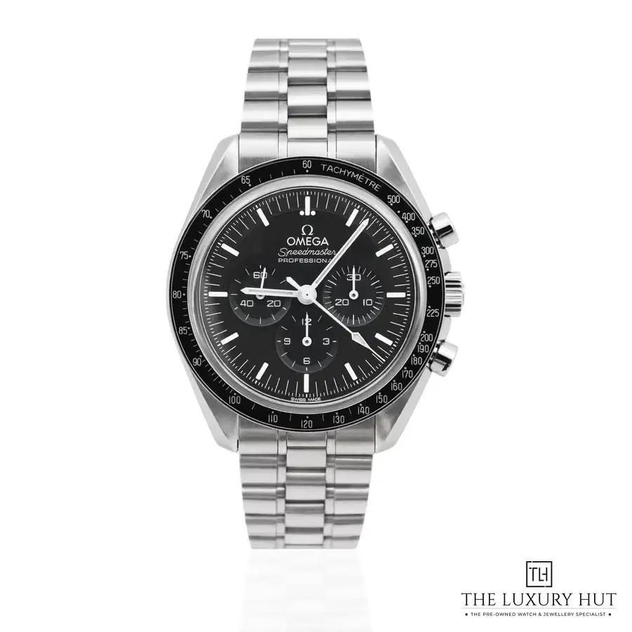 Omega Speedmaster Moonwatch Co Axial Black 52468 a
