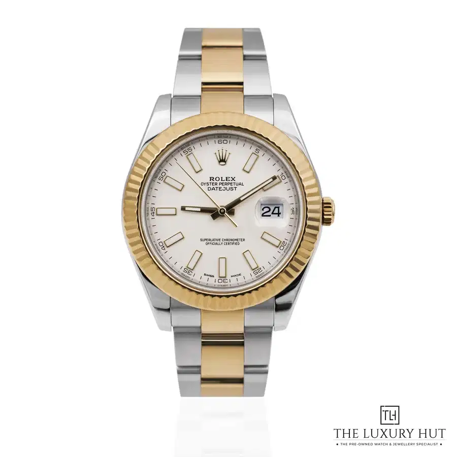Rolex Datejust II Steel Gold Ivory 116333