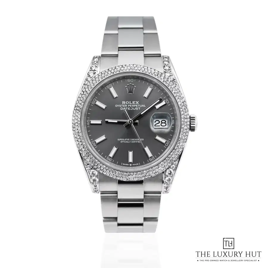 Rolex Datejust 41 Slate Diamond Set Bezel 126300