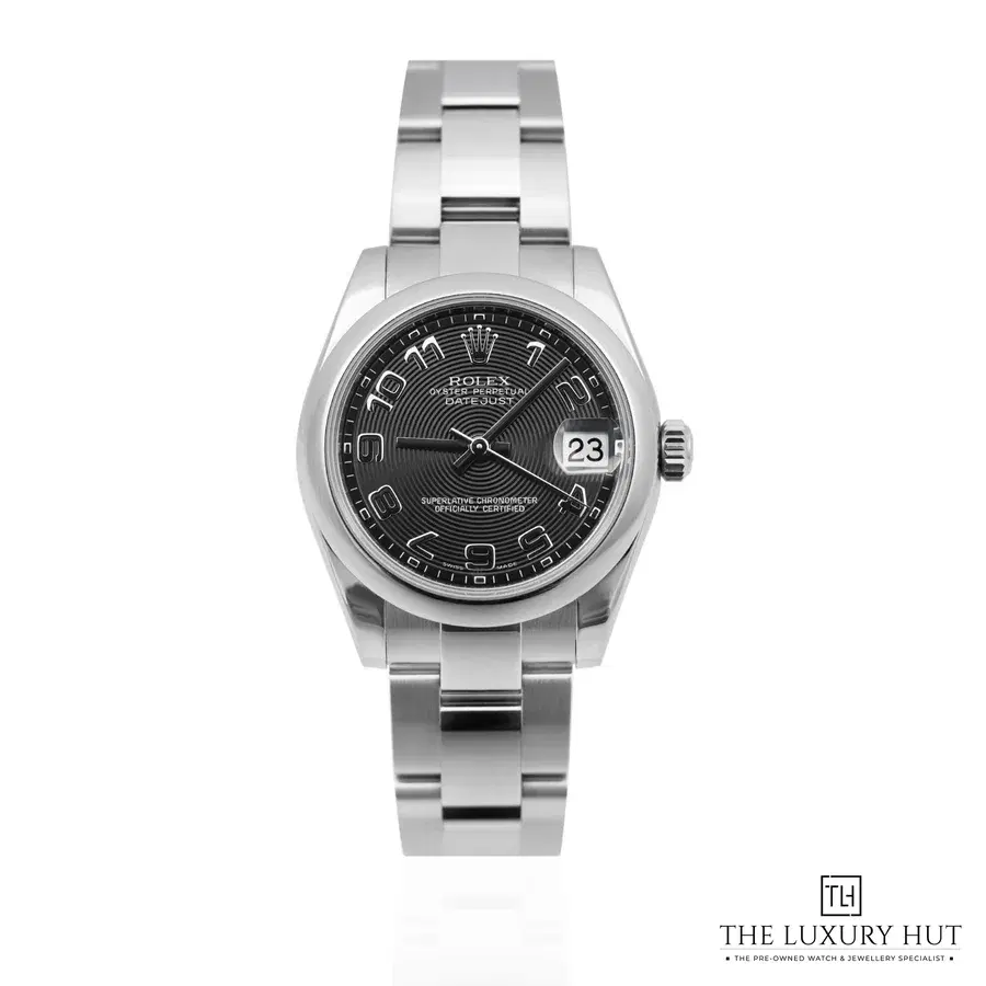 Rolex Lady Datejust 31 Steel Black Arabic Dial 178240