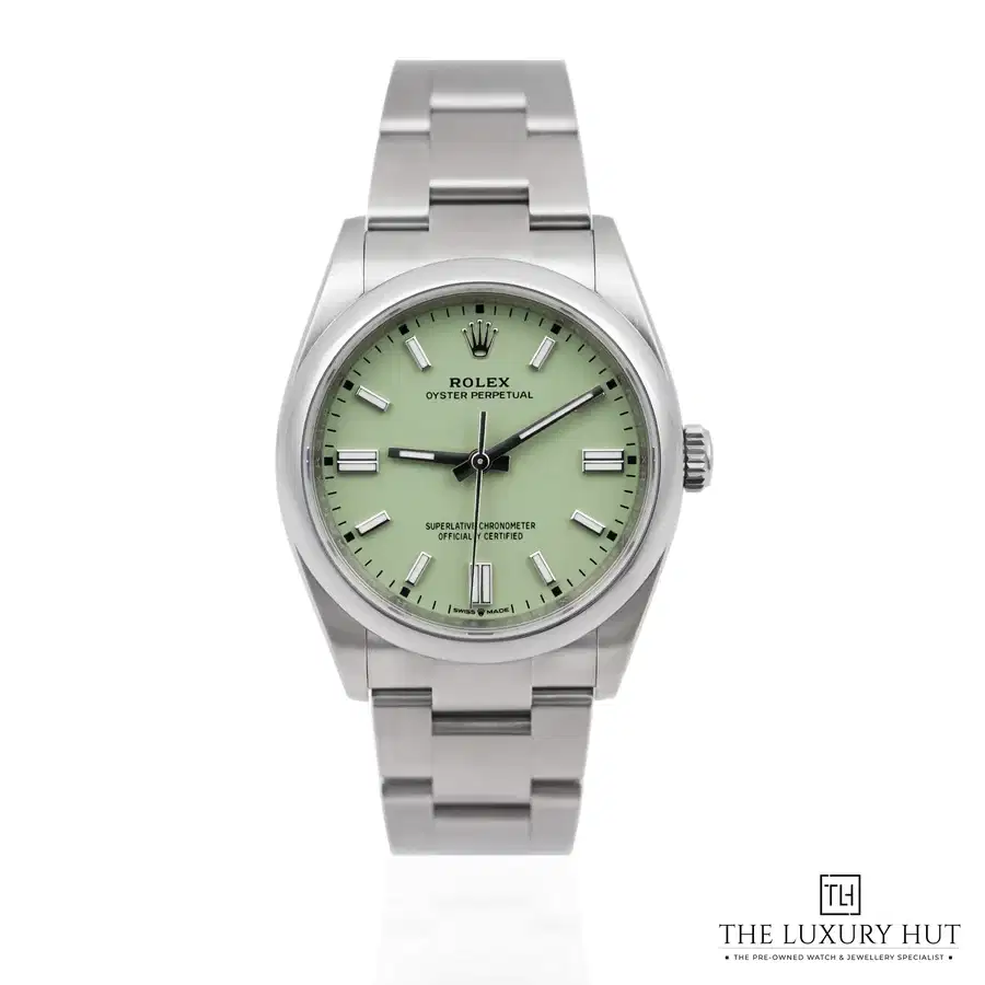 Rolex Oyster Perpetual 36 Steel Pistachio Dial Ref 126000
