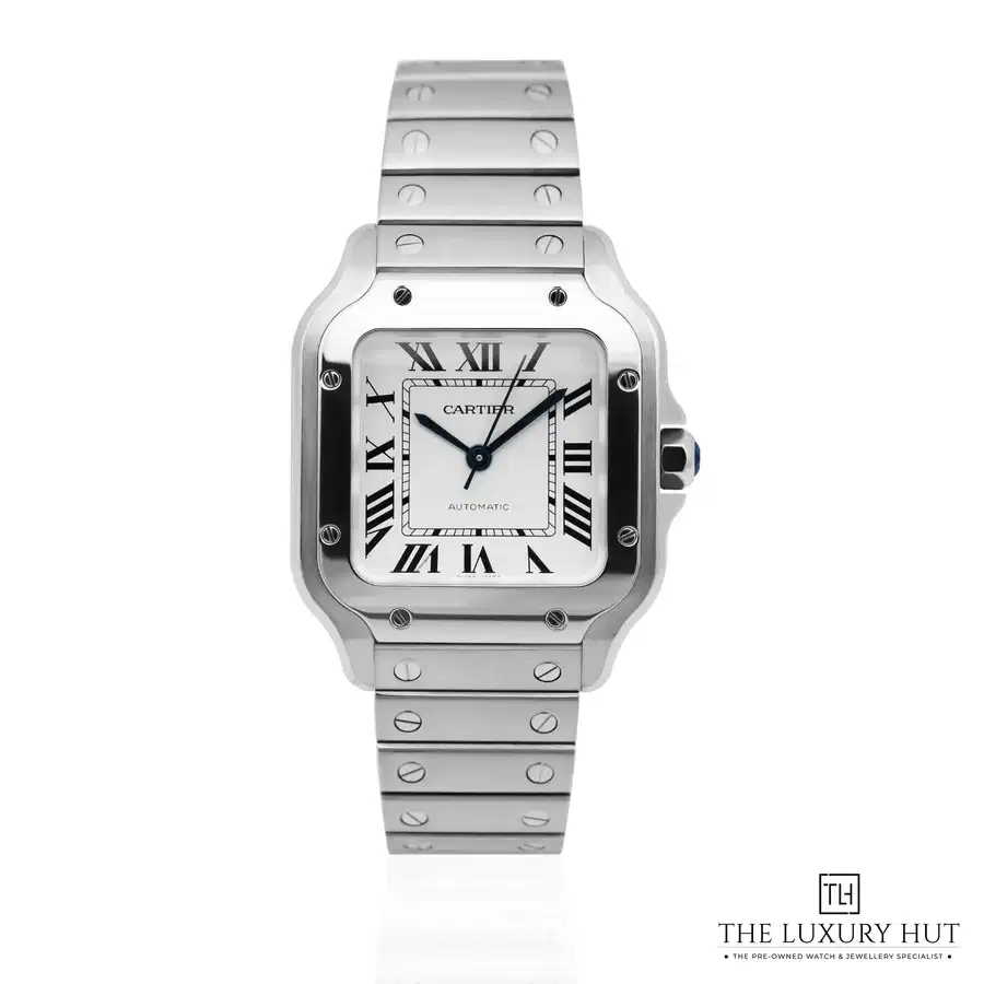 Cartier Santos De Cartier Medium Silver Ref WSSA0029