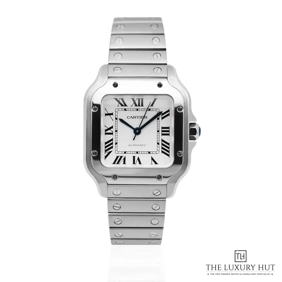 Cartier Santos De Cartier Medium Silver Ref WSSA0029