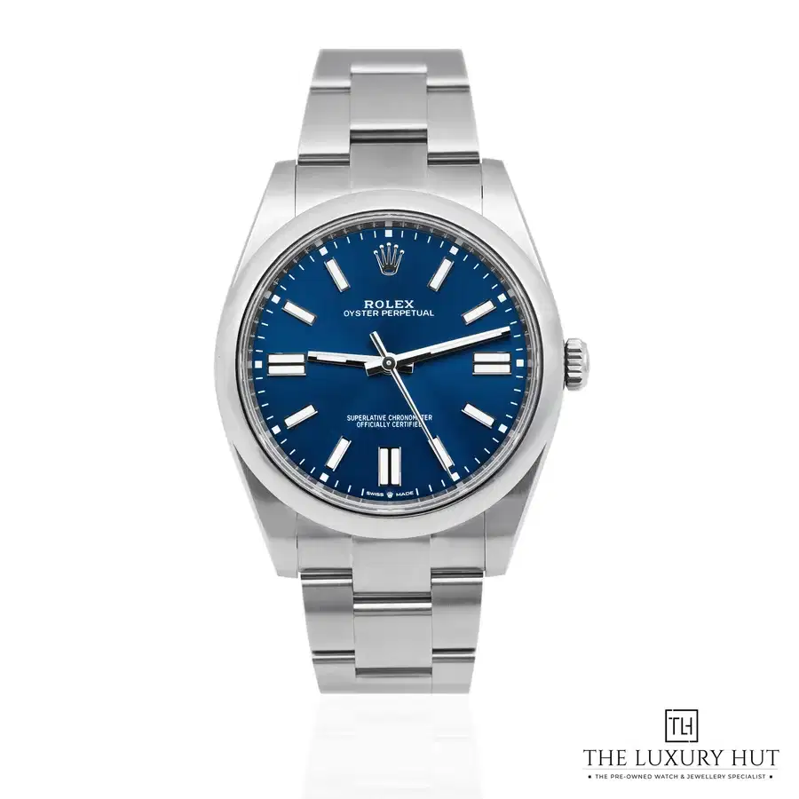 Rolex Oyster Perpetual 41mm Blue Dial 124300