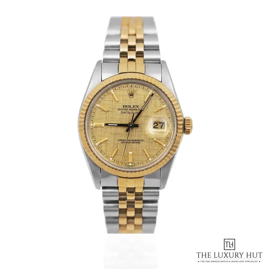 Rolex Datejust 36mm Champagne Linen Dial 16013