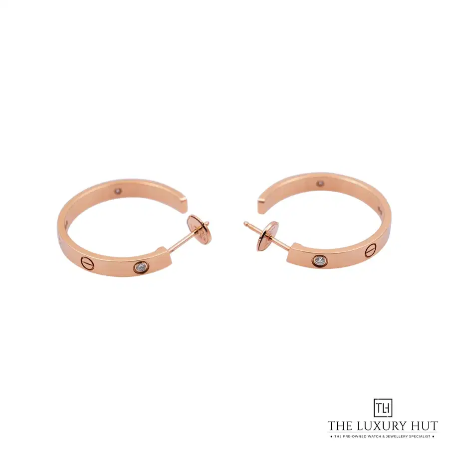 Cartier 18ct Yellow Gold Medium Love Earrings