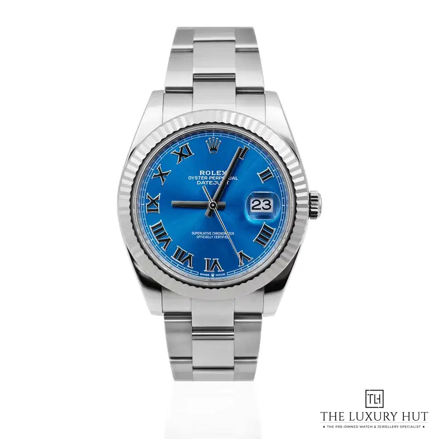 Rolex Datejust 41 Steel Gold Blue Azzurro 126334