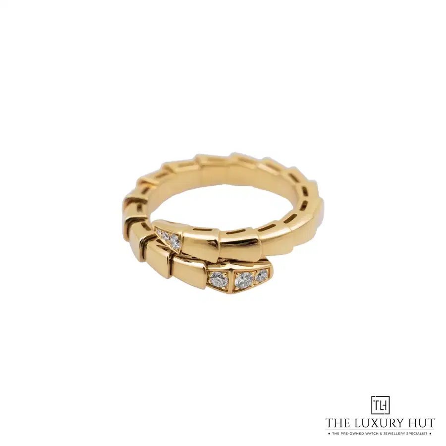 Bvlgari 18ct Yellow Gold Diamond Ring 360468