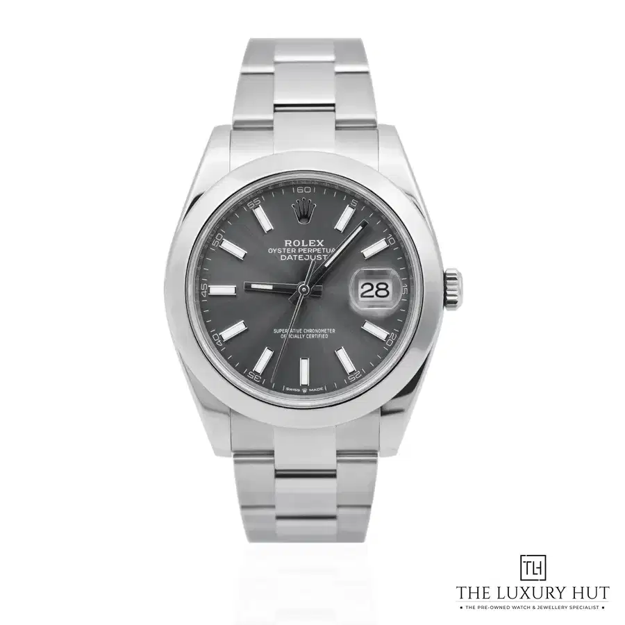 Rolex Datejust 41mm Steel Rhodium Dial Ref 126300