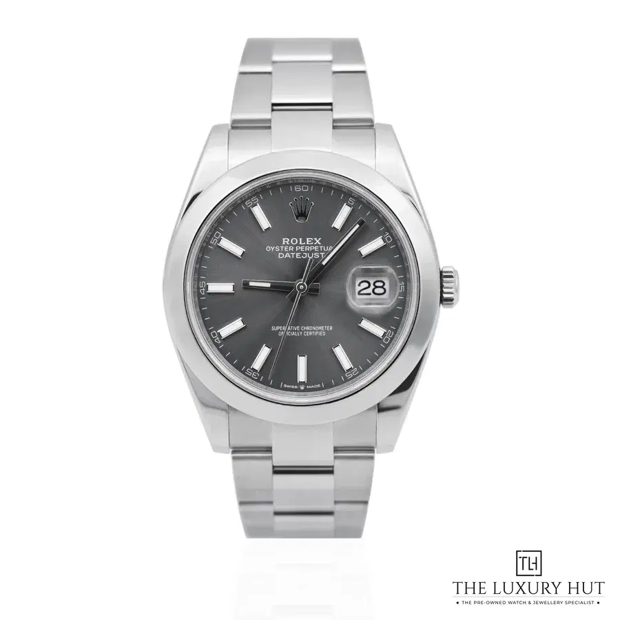Rolex Datejust 41mm Steel Rhodium Dial Ref 126300