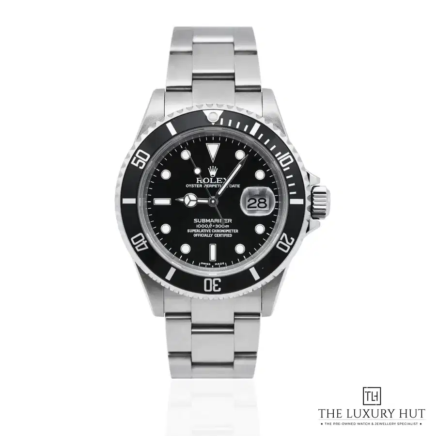 Rolex Submariner Date Steel 40mm Black 16610