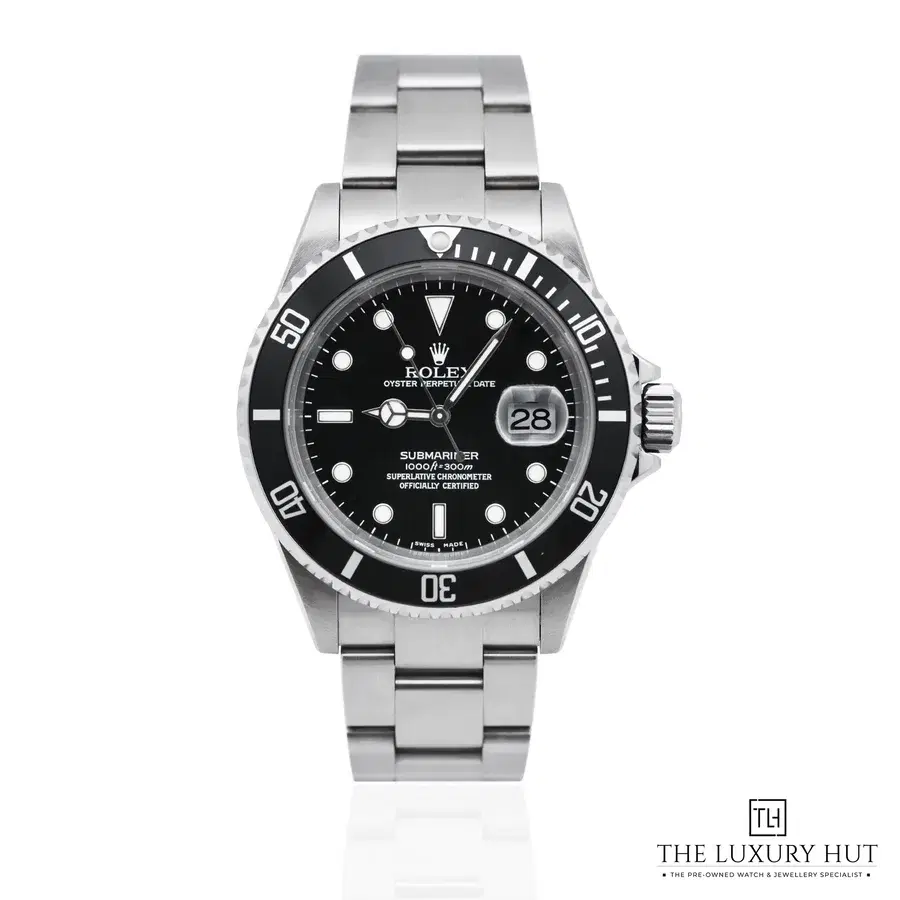 Rolex Submariner Date Steel 40mm Black 16610